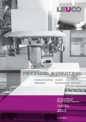 Processing instructions Egger PerfectSense® TOPMATT